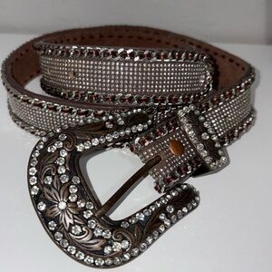 Elegant Rhinestone Studded Belt